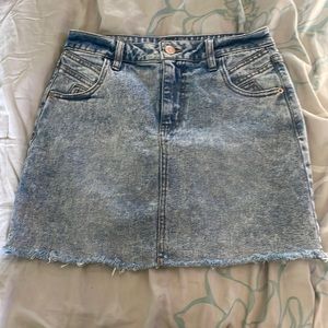 Cute mini jean skirt